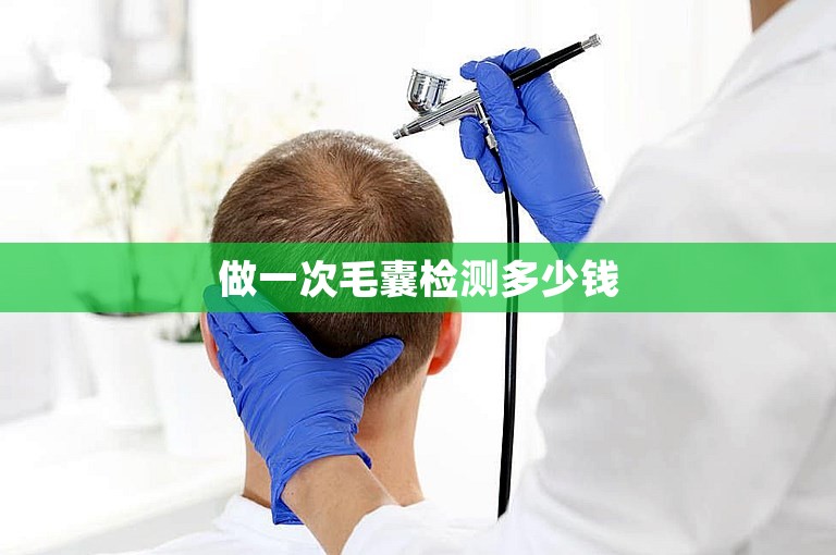 做一次毛囊检测多少钱