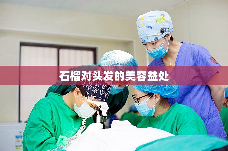 石榴对头发的美容益处