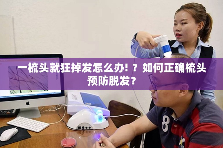 一梳头就狂掉发怎么办! ?如何正确梳头预防脱发? 一梳头就狂掉发怎么办! ?如何正确梳头预防脱发?